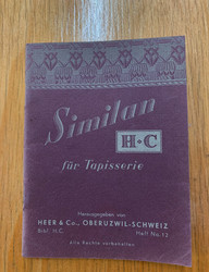 Vanha käsityökirja: Similan fur Tapisserie