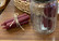 Viininpunaiset läpivärjätyt pätkäkynttilät, 4 kpl nippu, Chic Antique