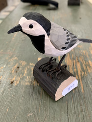 DecoBird, puinen koristelintu västäräkki, Wildlife Garden