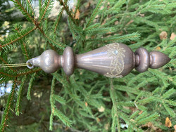 Upea, suuri ornamenttikoriste lasia, Chic Antique joulukoriste