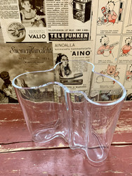 Aalto-maljakko, kirkas Savoy-vaasi,  korkeus 12 cm; Iiittala