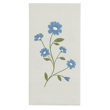 Flora blue flowers-servetit