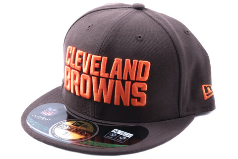 New Era 59Fifty NFL On Field Cleveland Browns Game Cap, Fitted