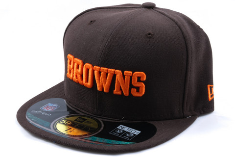 New Era 59Fifty NFL On Field Cleveland Browns Game Cap, Fitted
