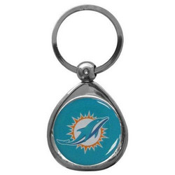 NFL Keyring - Premium Teardrop Miami Dolphins
