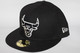 New Era 59Fifty Chicago Bulls Black, Fitted 7 1/2 - 59,6 cm