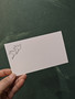 Card for funeral flowers