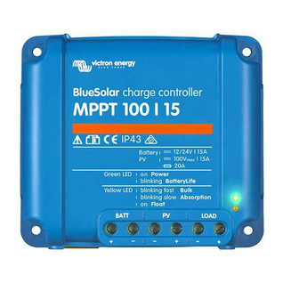 100W Aurinkopaneeli + Victron 75/10 MPPt säädin