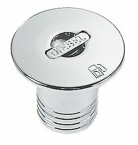 Kansiruuvike kromattua messinkiä DIESEL 38mm