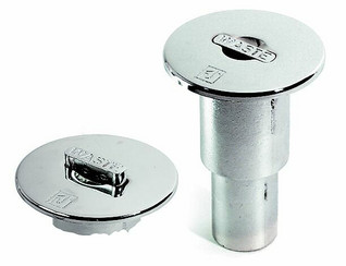 Kansiruuvike kromattua messinkiä 38mm (Diesel)
