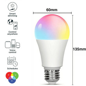 RGB älylamppu, e27, himmennettävä, WI-FI, 1500 lm