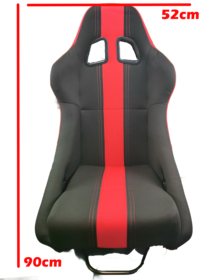 JBR Sporttipenkki/istuin (2kpl) 1028, Punamusta