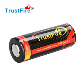 Trustfire 5000 mAh li-ion akku 26650
