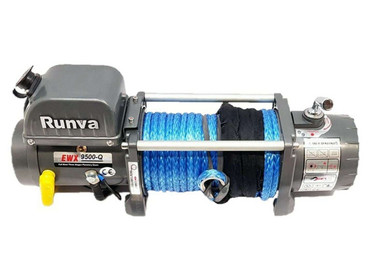 Runva EWX9500Q Dyneema Köydellä/Narulla & langaton kauko-ohjain 24V