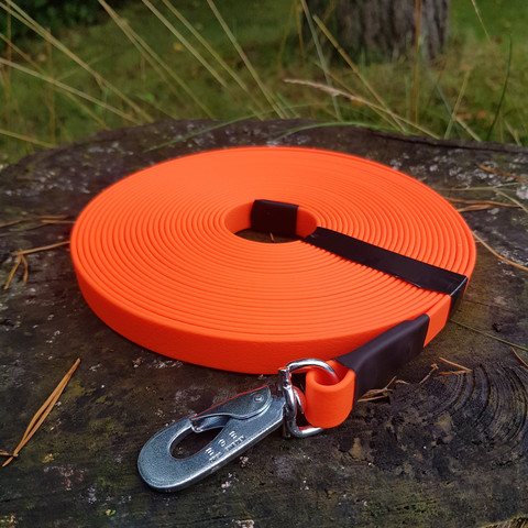 10 m PVC jälki- ja koulutusliina (16 mm), BGB-haka M