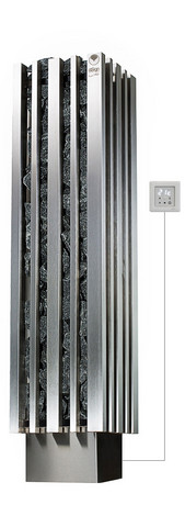 Monolith 6,9 kW sähkökiuas, Finlandia-ohjauskeskus