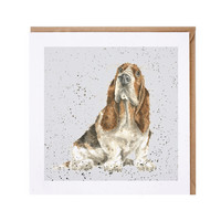 Wrendale basset hound kortti