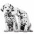 Dalmatialaiset ruokaservetit