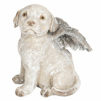 Koira enkelinä -patsas