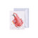 Wrendale punainen papukaija-minikortti