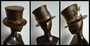 Steampunk Style Hand Made Italian Top Hat