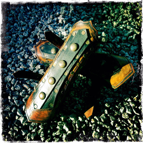 Steam Gladiator Bracers / Fantasy-Stampunk Bracers