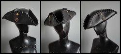Merirosvo tyylinen Käsityönä Italiassa tehty hattu