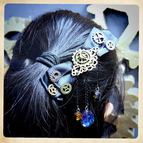 Hair Decor with Steampunk style