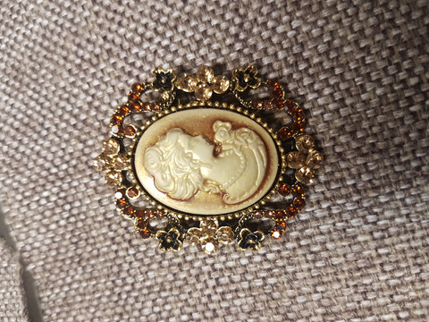 Cameo style Brooch