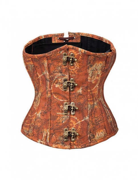 Corset in Steampunk way with Harder metal bones - Bard & Jester