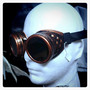 Suojalasit ( Goggles ) perusmalli Steampunk ja Post Apocalyptiseen tyyliin