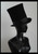 Top Hat, Wool Felt, Traditional style 20cm high, Hand Made in Italy