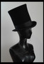 Top Hat, Wool Felt, Traditional style 20cm high, Hand Made in Italy