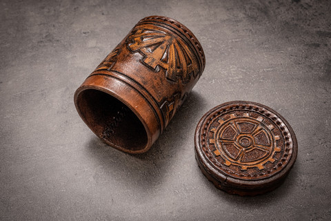 Noppakuppi, nahkaa Gear Steampunk Tyylinen