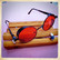 Red tone Lens and Black frames