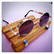 Black tone Lens and Golden frames