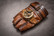 Deluxe Steampunk tyylinen Ranneke ja Nahka Hanska