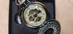 Big Mechanical Pocketwatch with Roman numerals