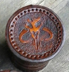 Dice cup, leather, Inspired by Star Wars