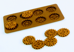 SteamPunk style Gear Silicone Mould