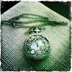 Iso Taskukello - Steampunk koristeinen