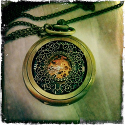 Big Mechanical Pocket Watch with nice decorations