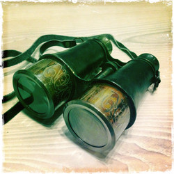 Binoculars, antique style made,