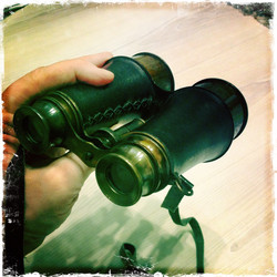 Binoculars, antique style made,