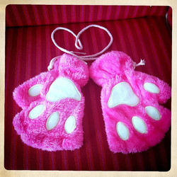 Soft Cat/Animal Paw Gloves