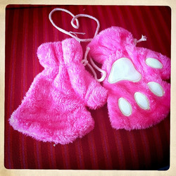 Soft Cat/Animal Paw Gloves