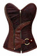 Steampunk tyylinen korsetti ja kevytmetalli luin