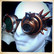 Hullun tohtorin Steampunk suojalasit (gogglesit) spotti valolla ja suurennuslaseilla