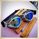 Steampunk / Post Apocalyptis tyyliset gogglesit lentäjän lasit ajajan lasit koristein