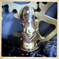 Steampunk Bracer for Arm & Elbow or used as a gauntlet